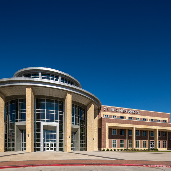 City Masonry Project - Almeta Crawford High School in Houston Texas